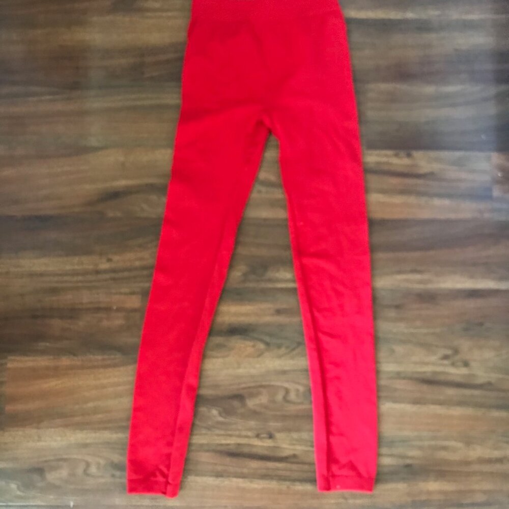 Bright Red Leggings
